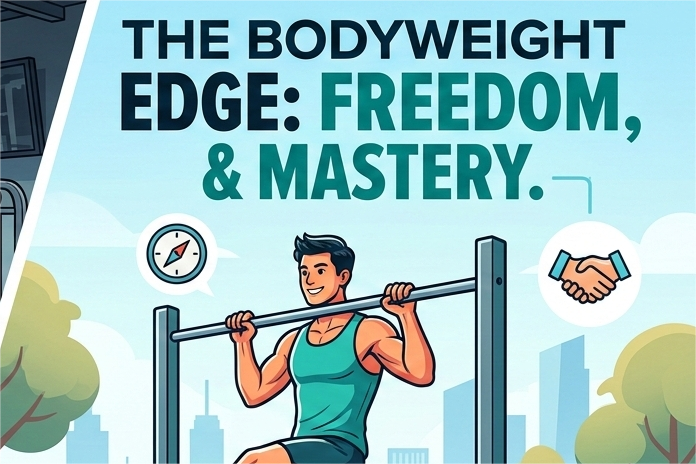 Bodyweight strength workout outdoors